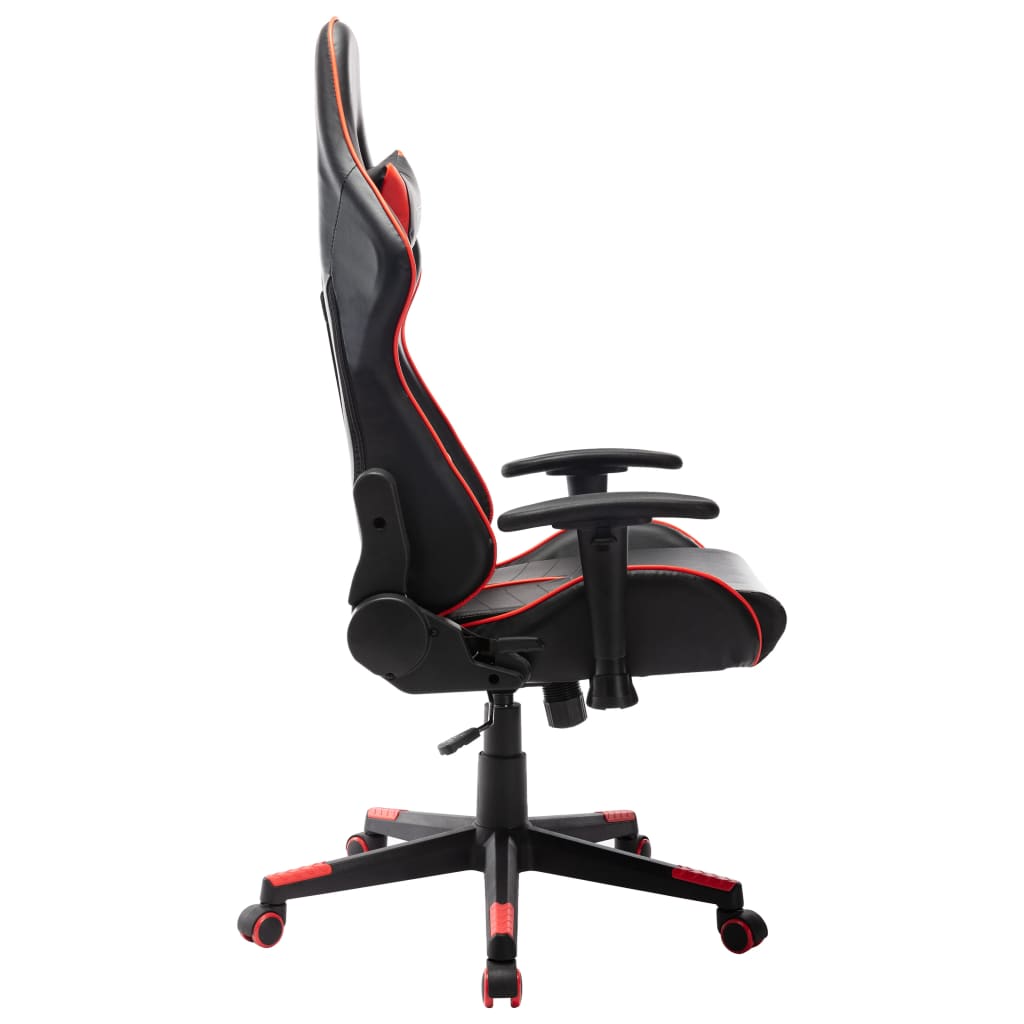 vidaXL Herná stolička čierno-červená umelá koža