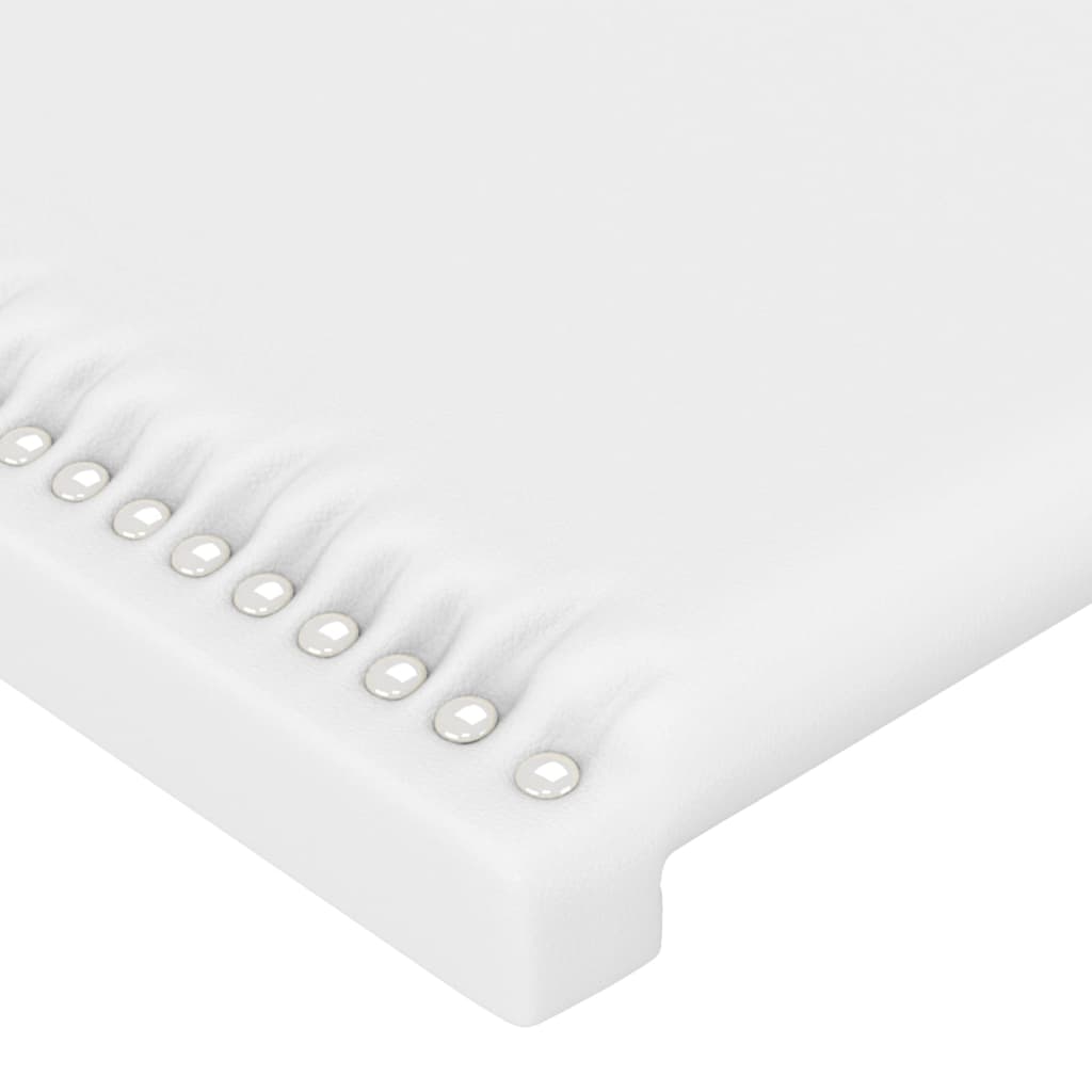 VidaXL Čelo postele biele 90x5x78/88 cm umelá koža