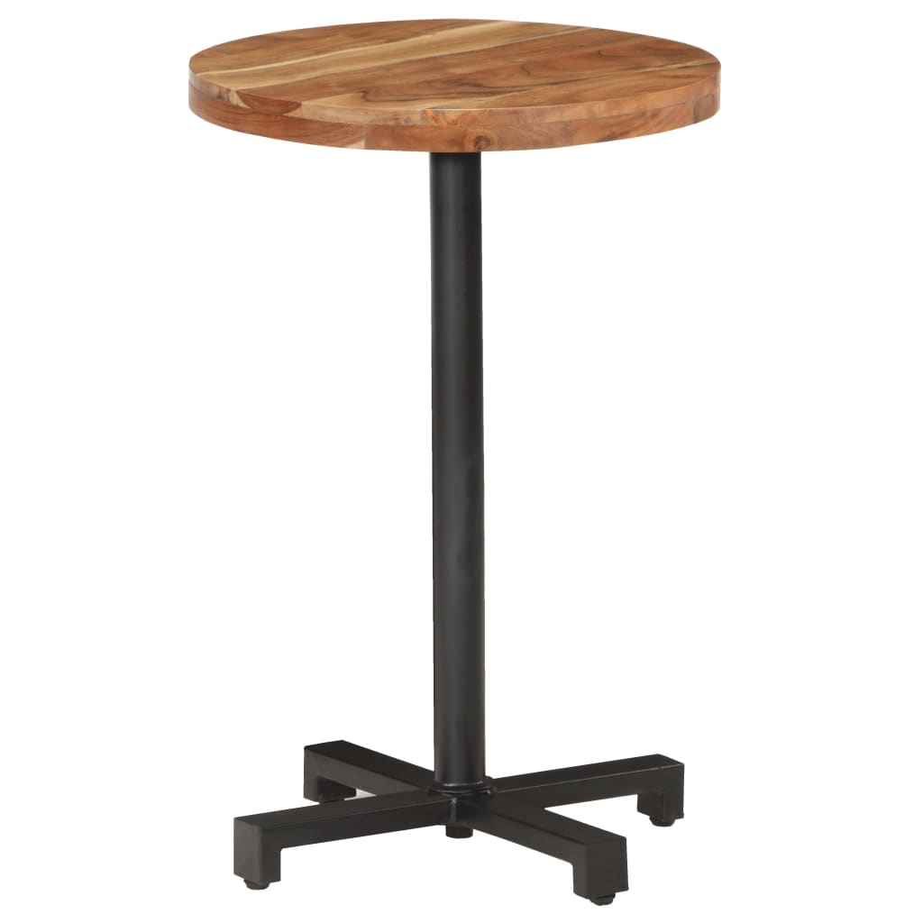vidaXL Bistro stôl okrúhly Ø50x75 cm akáciový masív