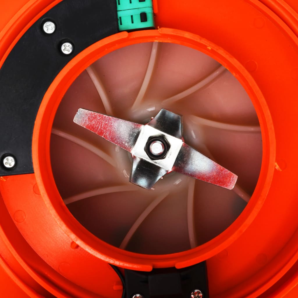 vidaXL 3 v 1 benzínové dúchadlo na lístie oranžové 26 cm3