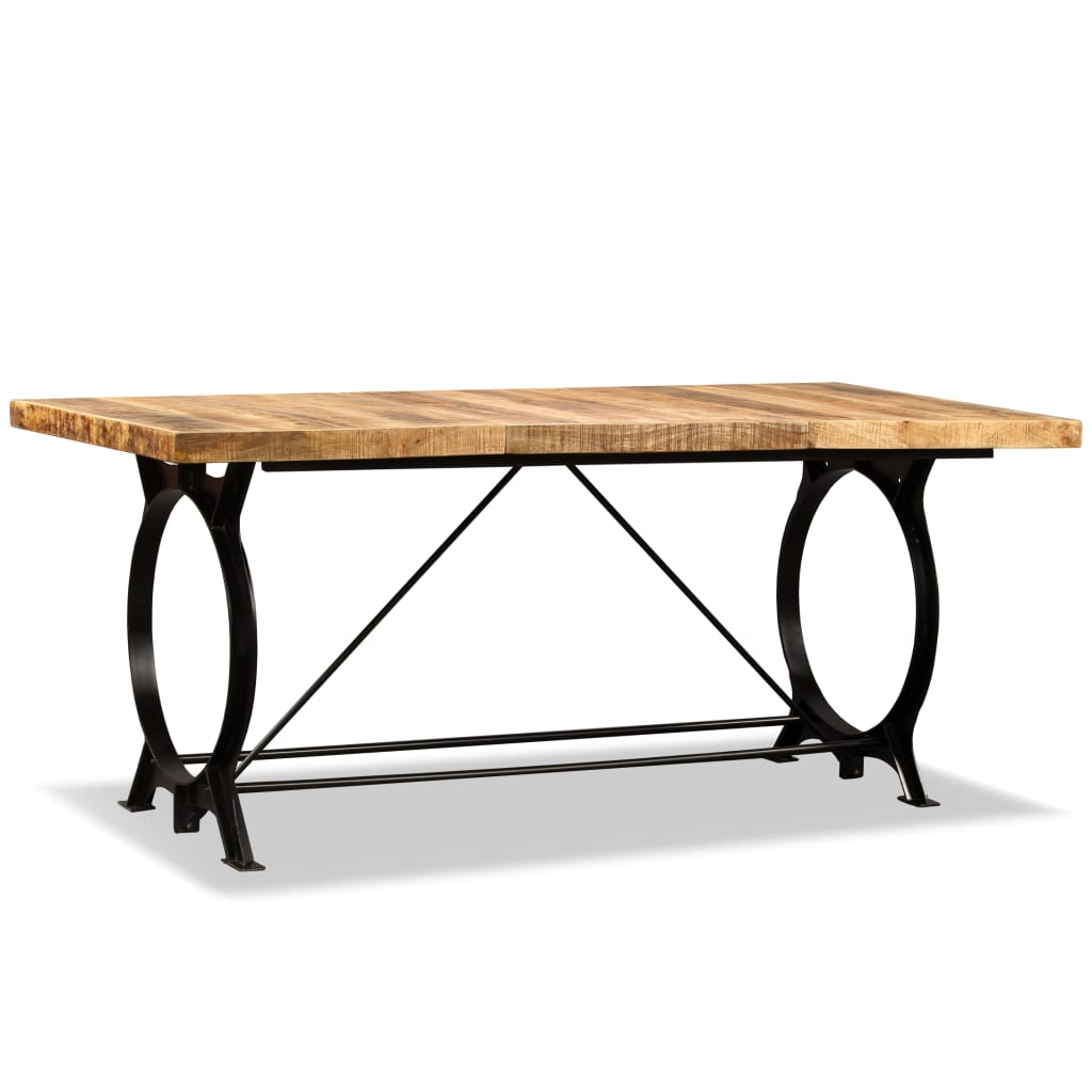 vidaXL Jedálenský stôl, masívne surové mangovníkové drevo, 180 cm