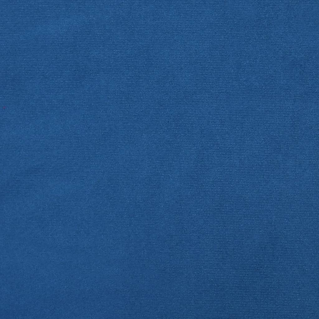 vidaXL Relaxačné kreslo modré zamat