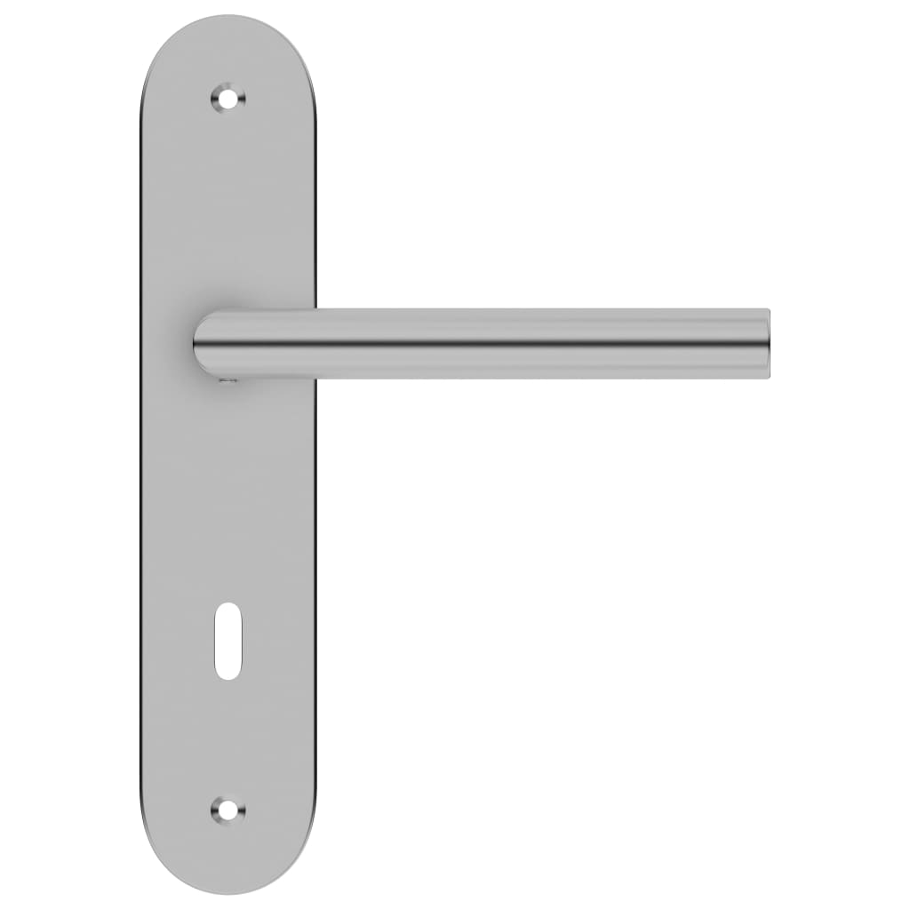 vidaXL Kľučky na dvere 2 sady s BB zámkom nehrdzavejúca oceľ