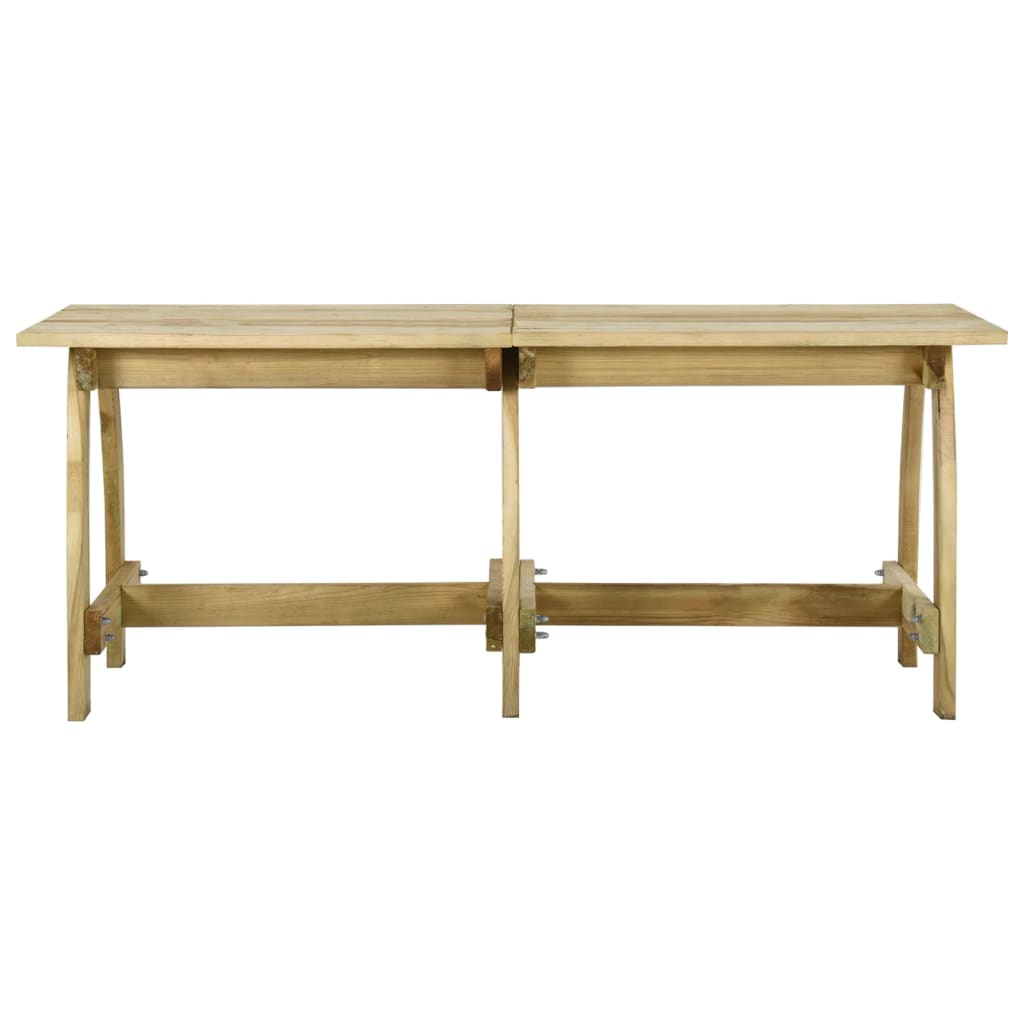 vidaXL Záhradný stôl 220x74x75 cm impregnované borovicové drevo