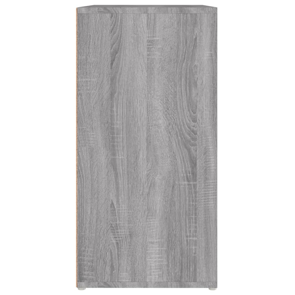 vidaXL Botník sivý dub sonoma 60x35x70 cm spracované drevo
