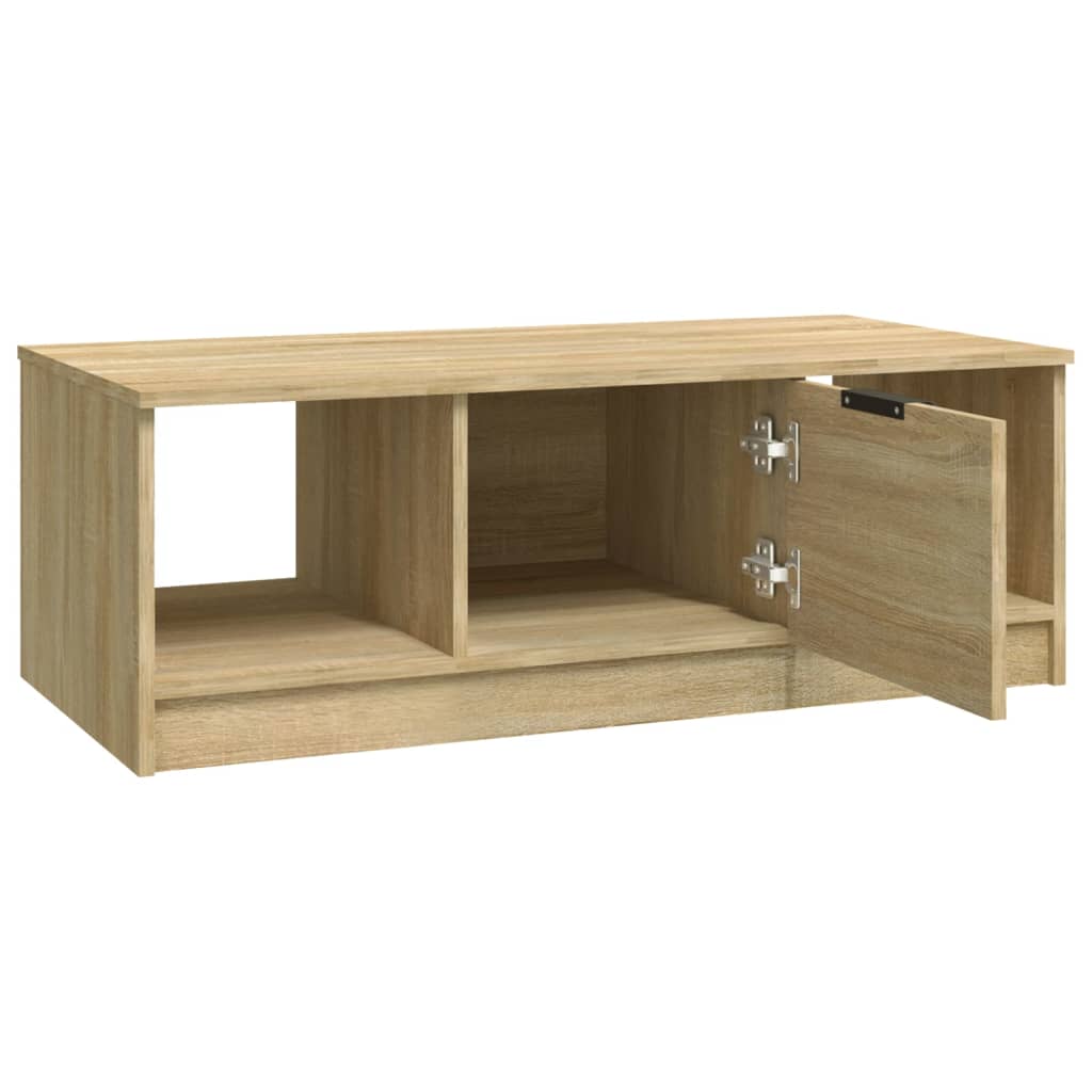 vidaXL Konferenčný stolík dub sonoma 102x50x36 cm kompozitné drevo