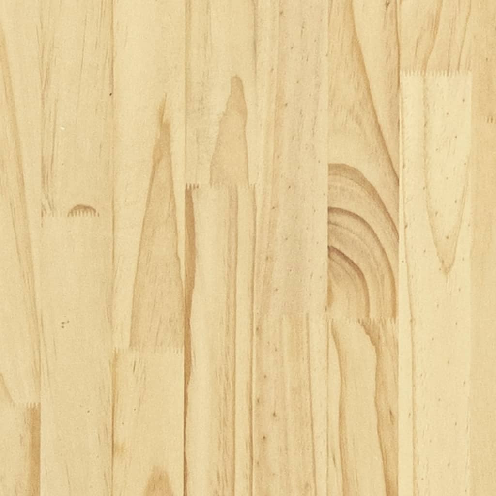 vidaXL Posteľný rám, drevený masív 135x190 cm, dvojlôžko