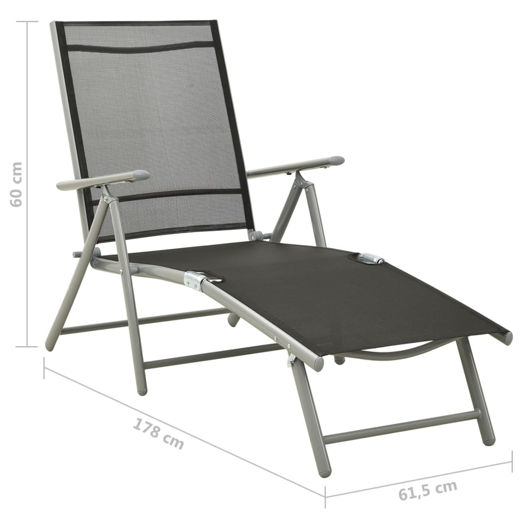 vidaXL 3-dielna záhradná sedacia súprava textilén a hliník strieborná