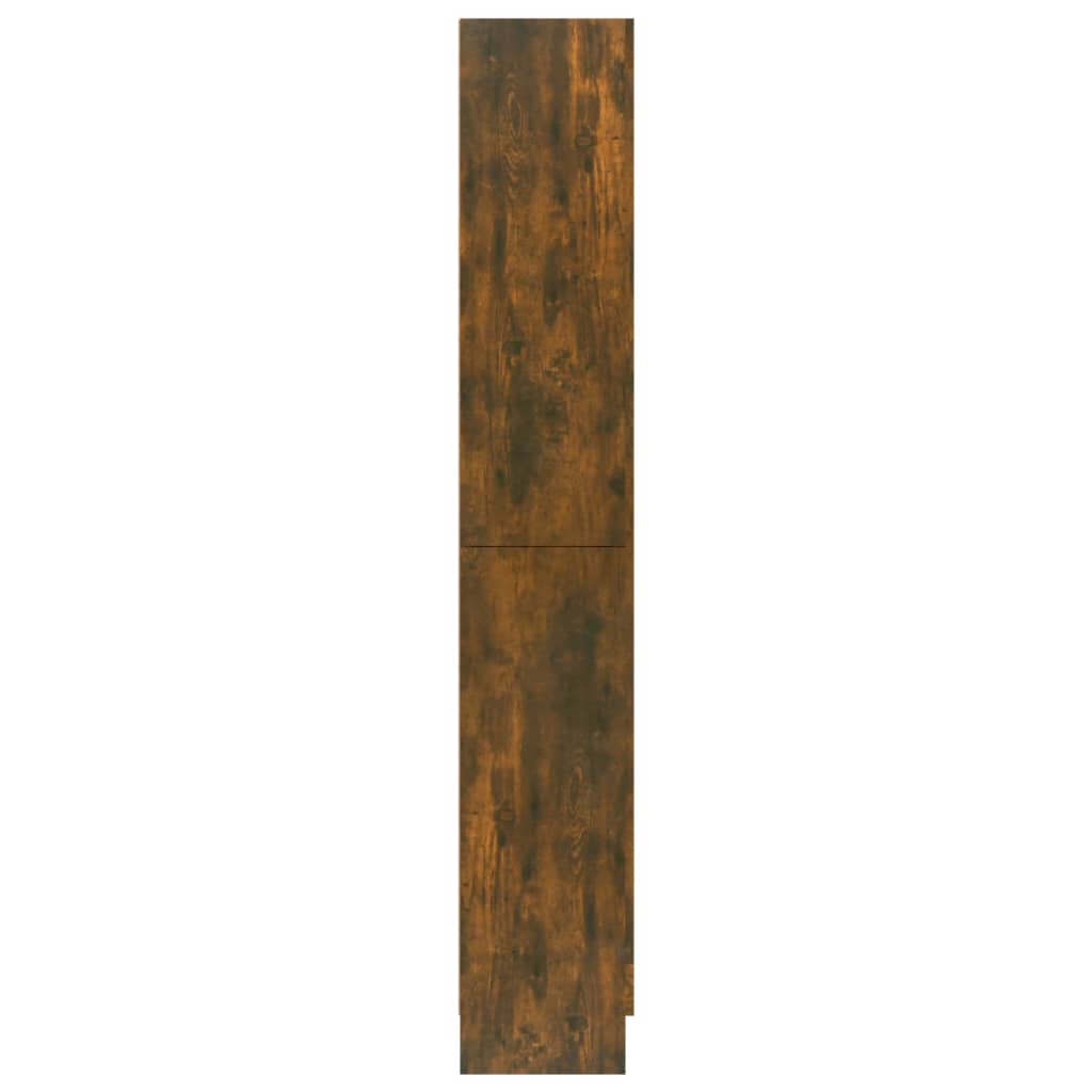vidaXL Vitrína dymový dub 82,5x30,5x185,5 cm spracované drevo