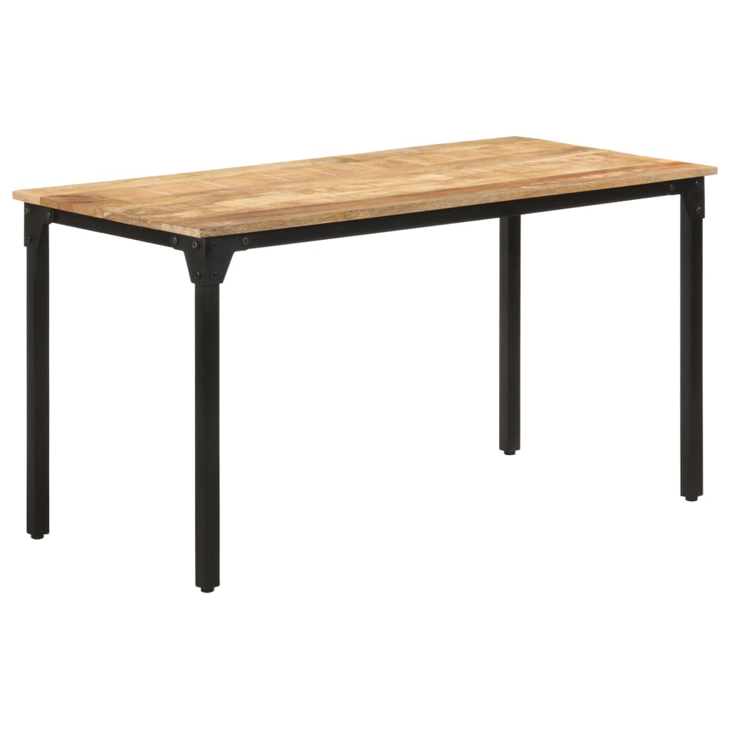vidaXL Jedálenský stôl 140x70x76 surové mangové drevo