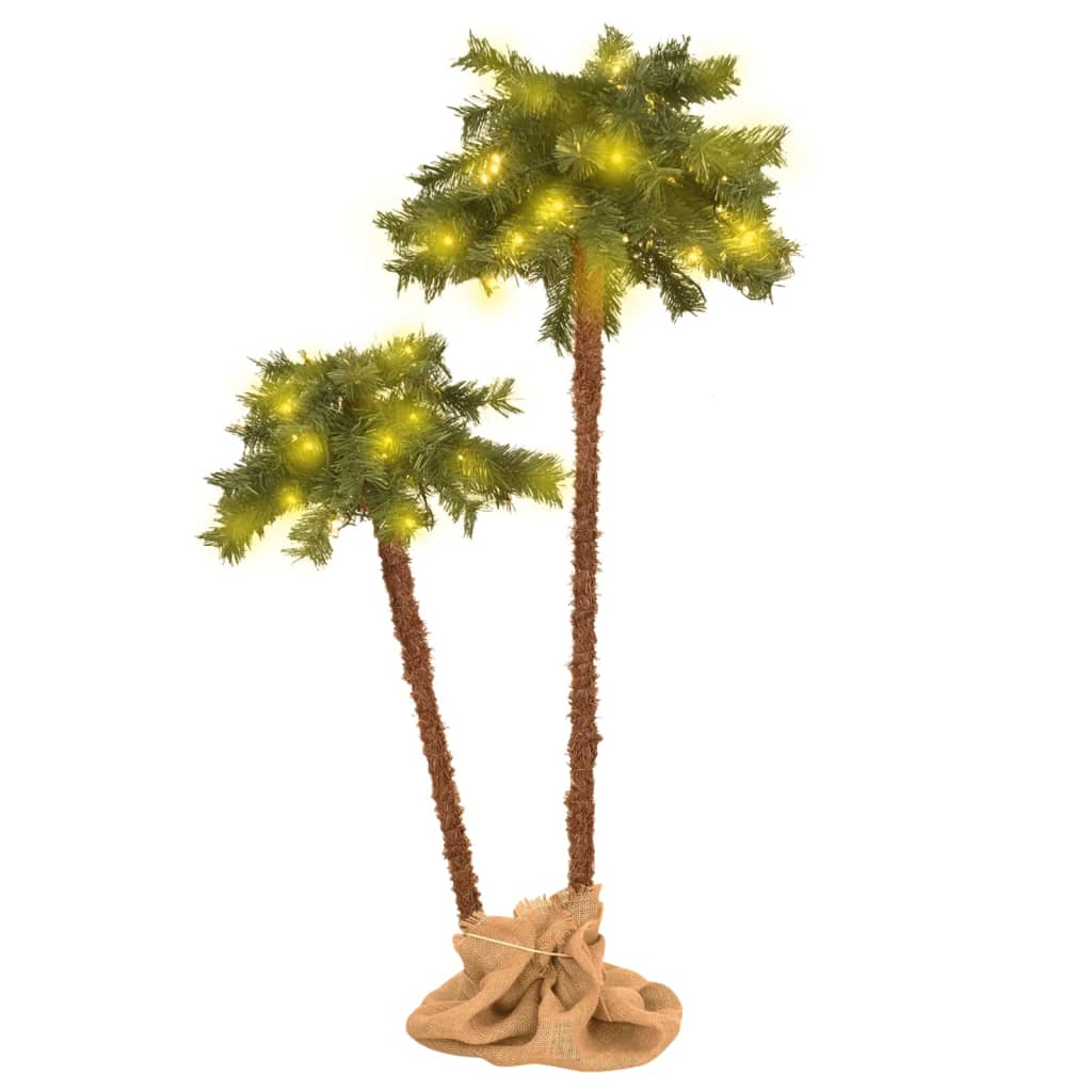 vidaXL Vianočný stromček s LED 105 cm a 180 cm