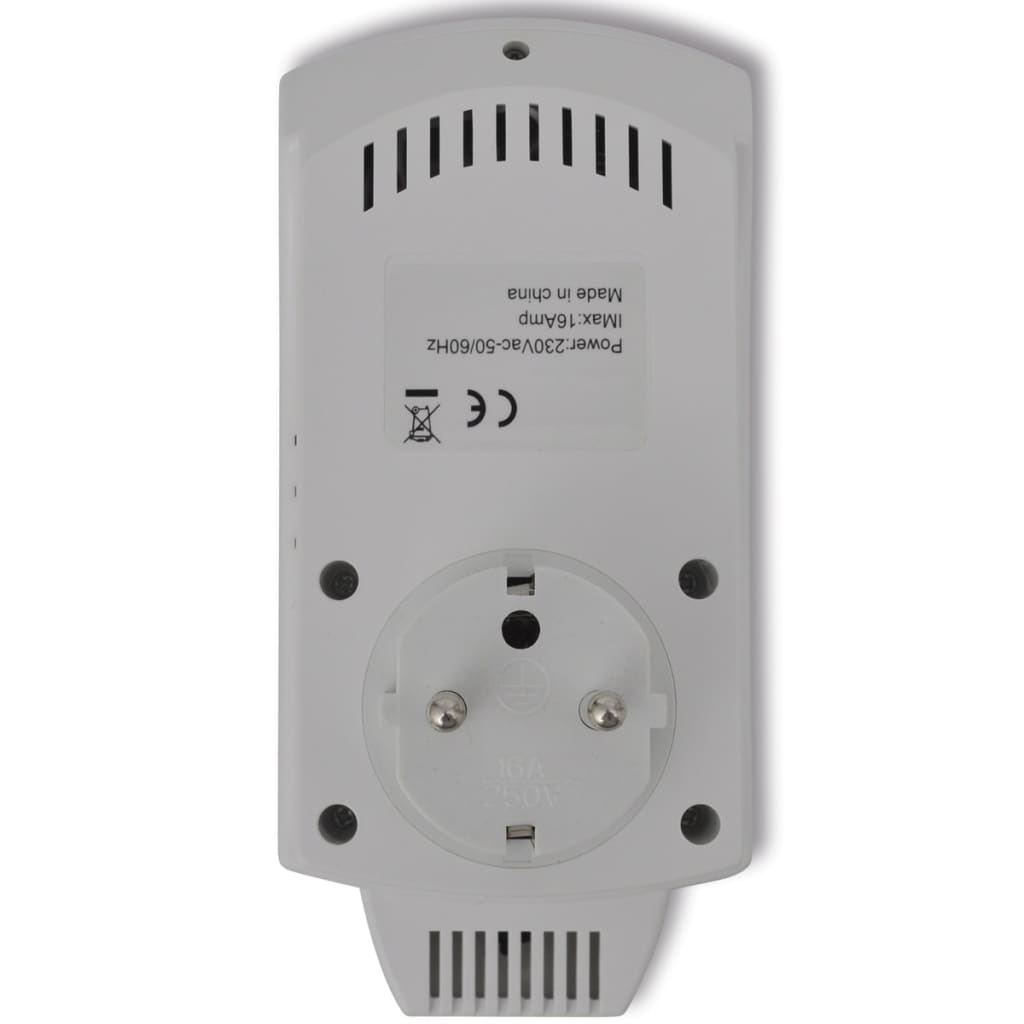 Zásuvný elektronický digitálny termostat pre vykurovanie