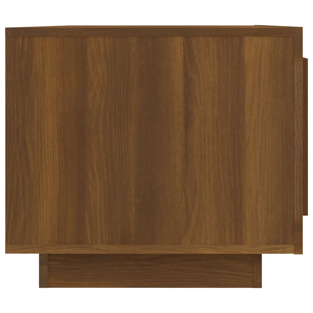 vidaXL Konferenčný stolík hnedý dub 102x50x45 cm spracované drevo