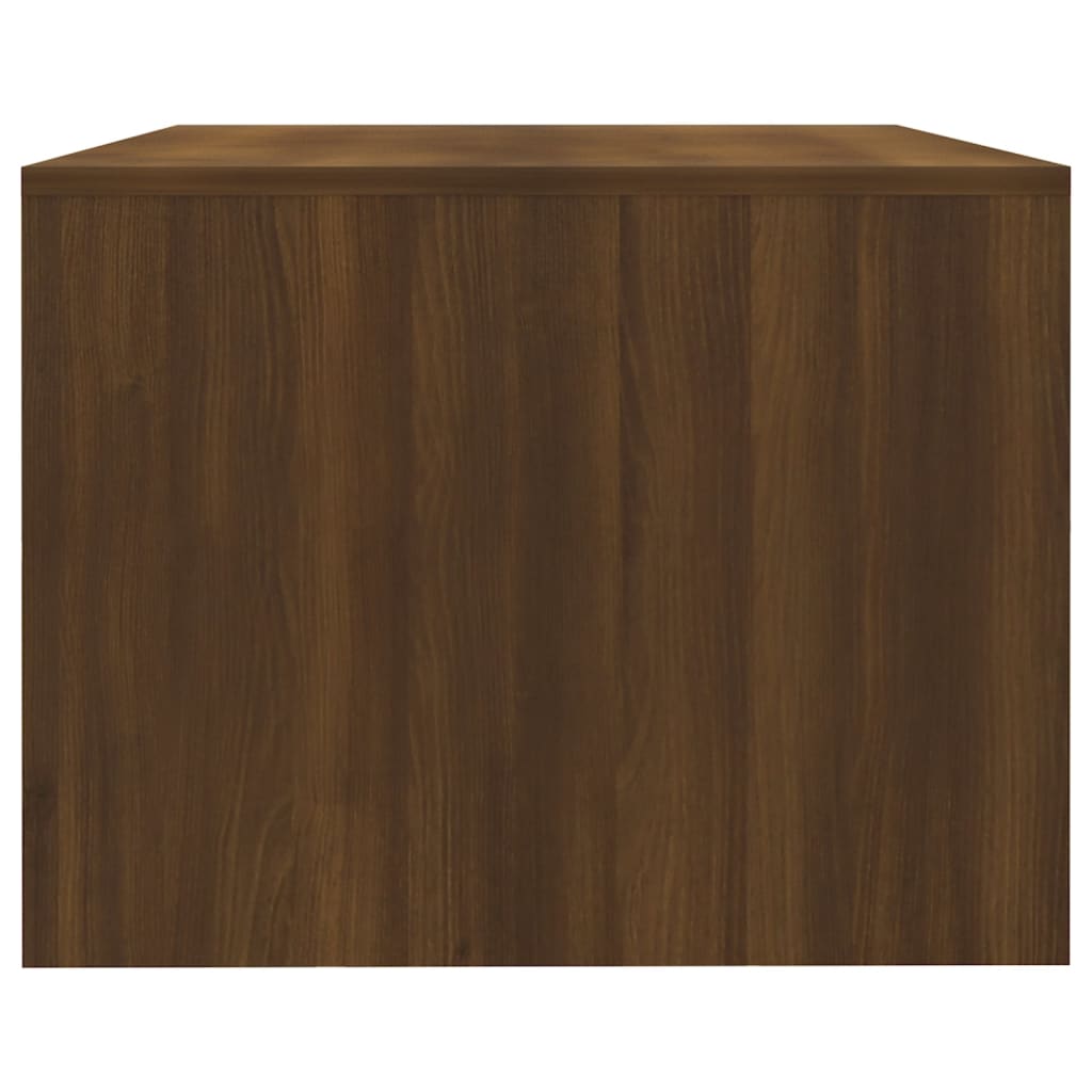 vidaXL Konferenčný stolík hnedý dub 105x55x32 cm spracované drevo
