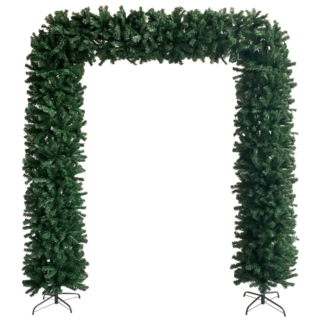 vidaXL Vianočný oblúk zelený 240 cm