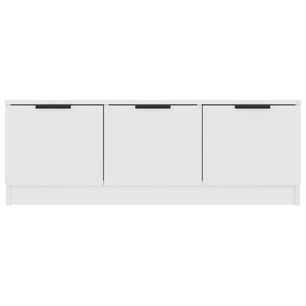 vidaXL TV skrinka, biela 102x35x36,5 cm, kompozitné drevo