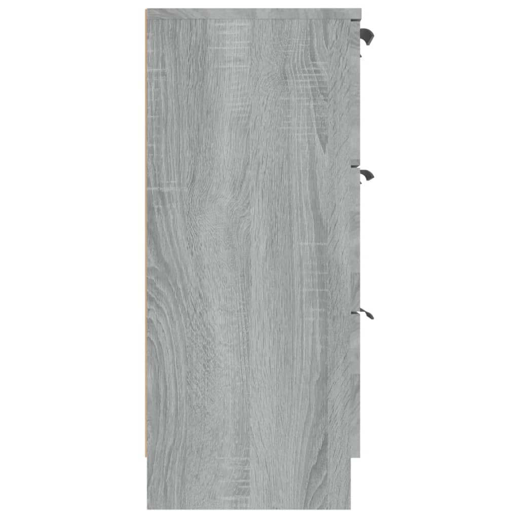 vidaXL Komoda sivý dub sonoma 60x30x70 cm spracované drevo
