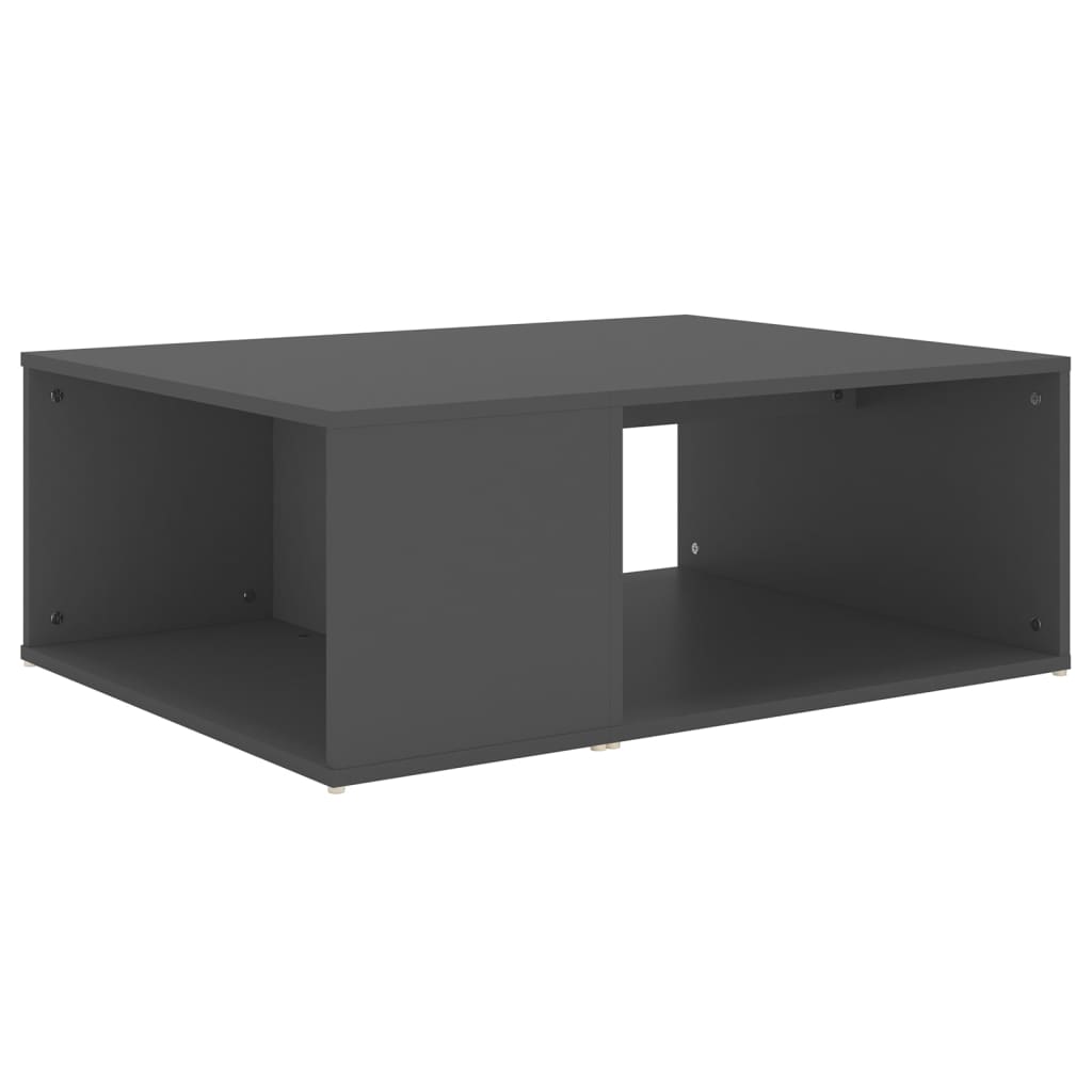 vidaXL Konferenčný stolík sivý 90x67x33 cm drevotrieska