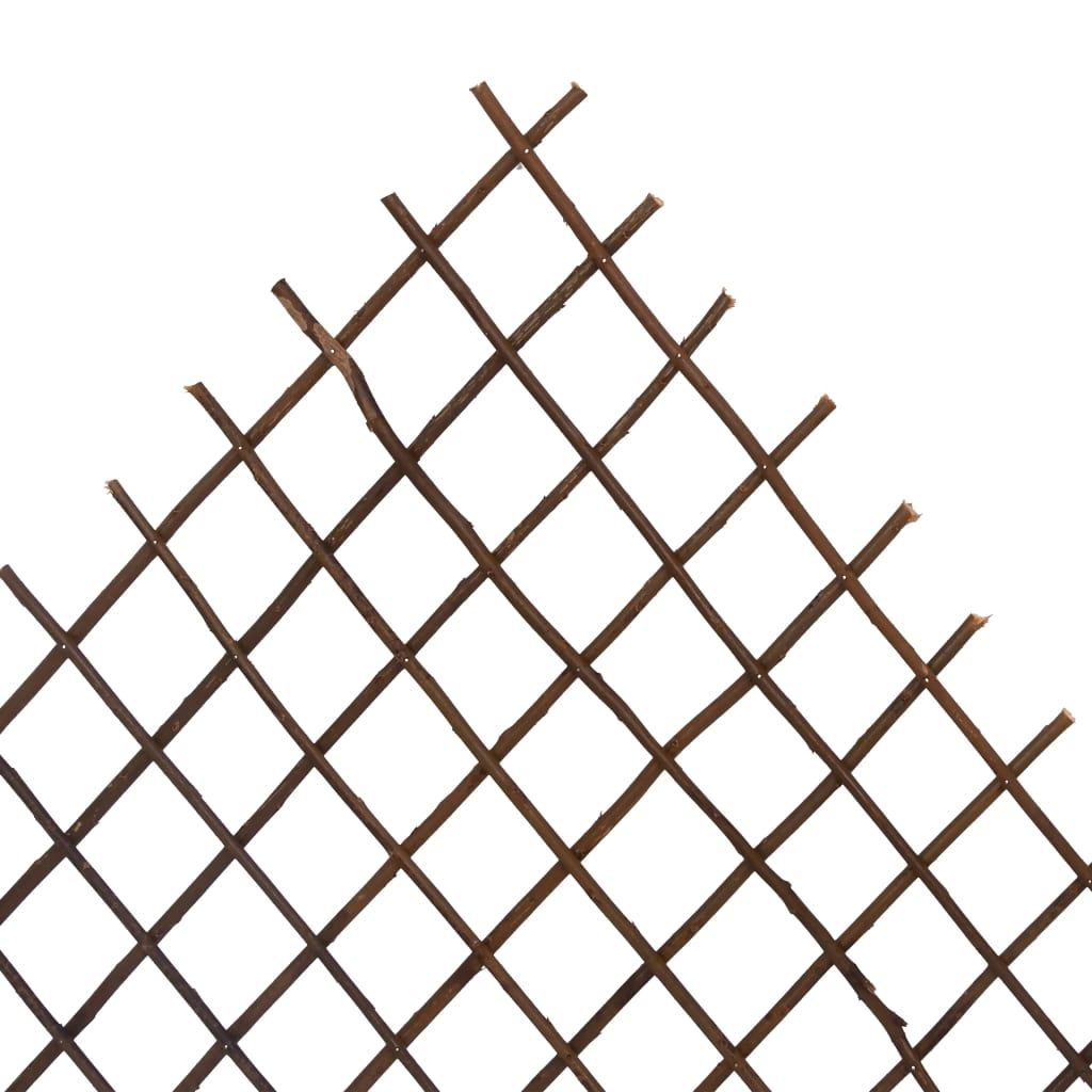 vidaXL Mriežkový plot z vŕbového prútia 5 ks 170x105 cm