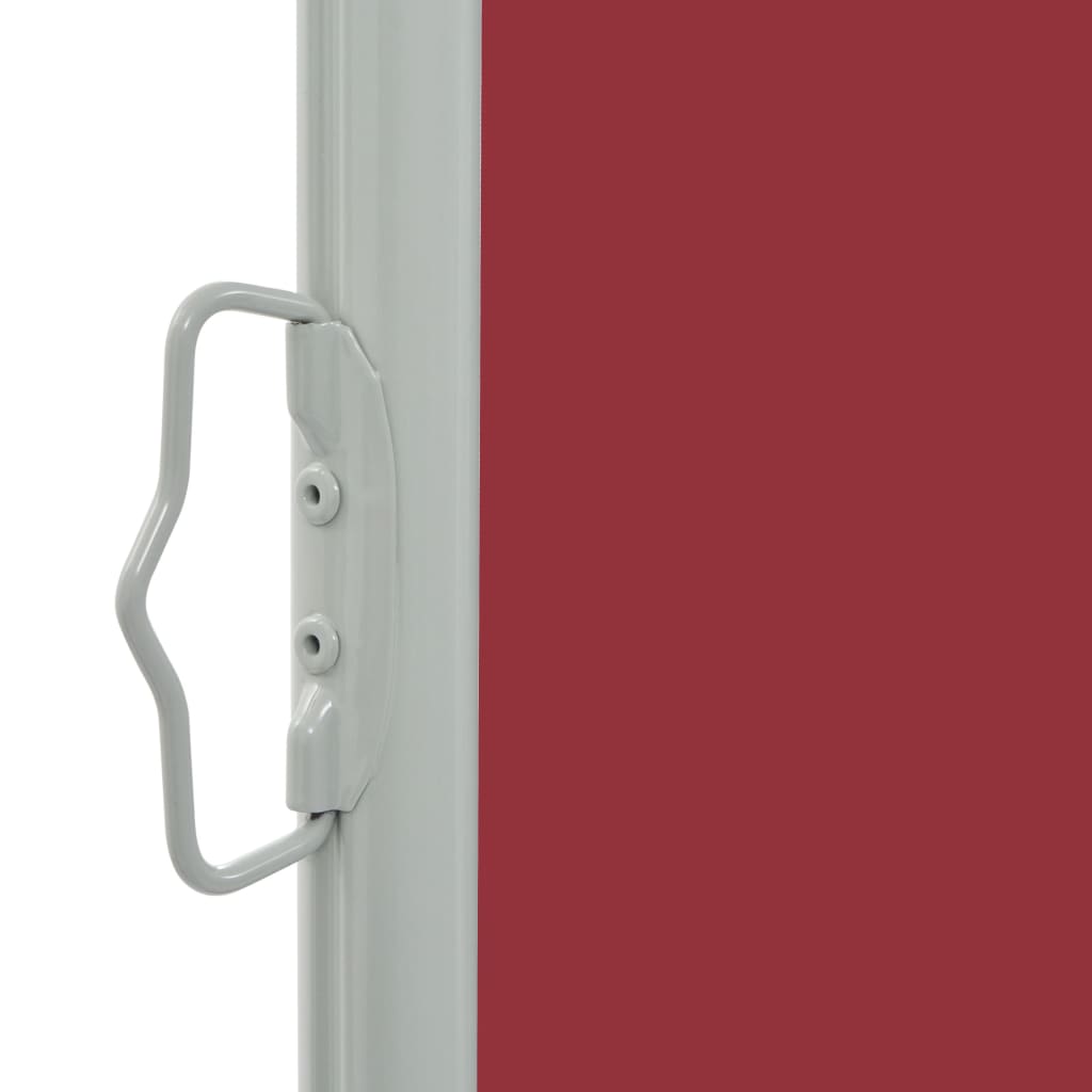 vidaXL Zaťahovacia bočná markíza na terasu 160x300 cm, červená