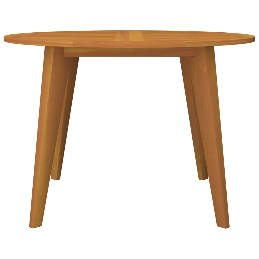 vidaXL Záhradný stôl Ø110x75 cm masívne akáciové drevo