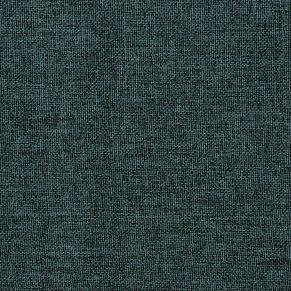vidaXL Zatemňovací záves, ľanový vzhľad, háčiky, zelené 290x245 cm
