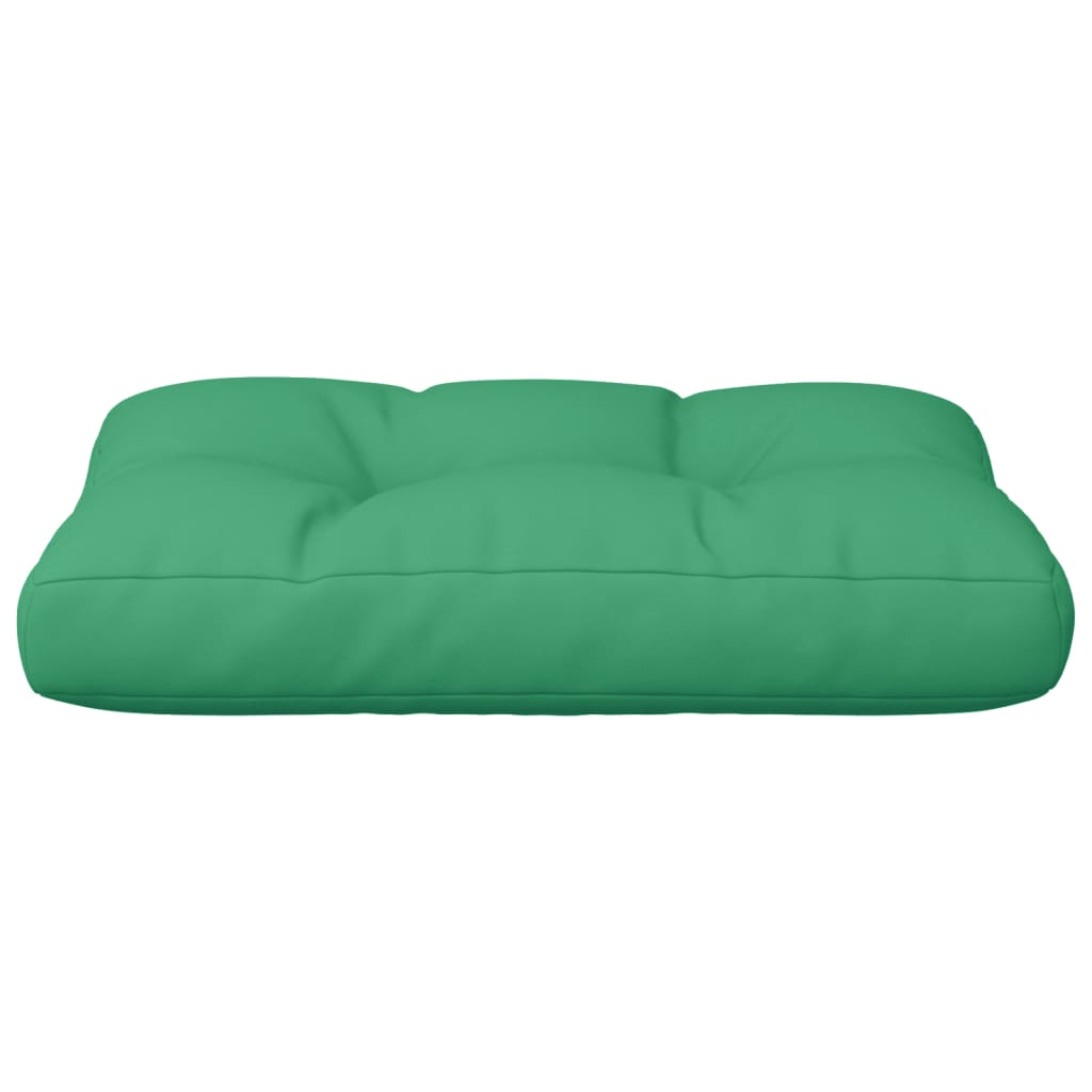 vidaXL Podložka na paletový nábytok, zelená 50x40x12 cm, látka