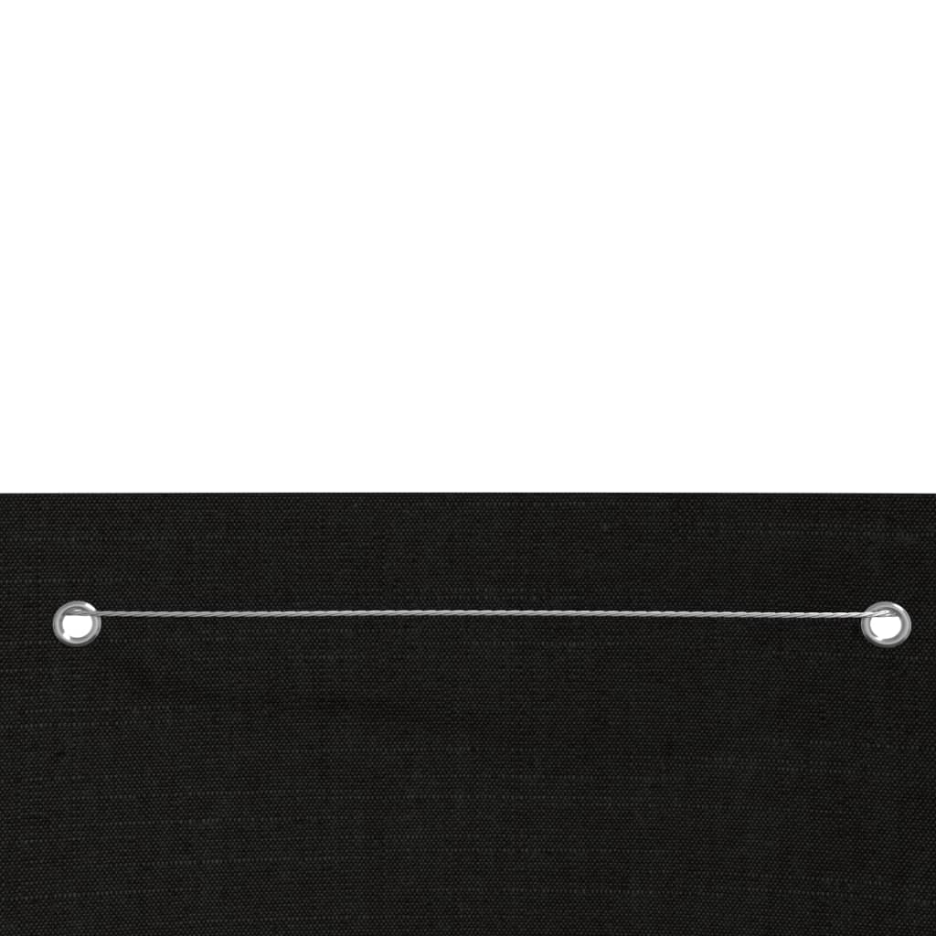 vidaXL Balkónová markíza čierna 120x240 cm oxfordská látka
