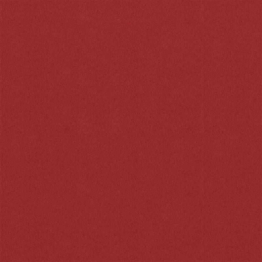 vidaXL Balkónová markíza, červená 120x400 cm, oxfordská látka