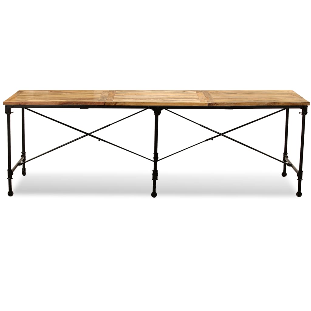 vidaXL Jedálenský stôl, masívne mangovníkové drevo, 240 cm
