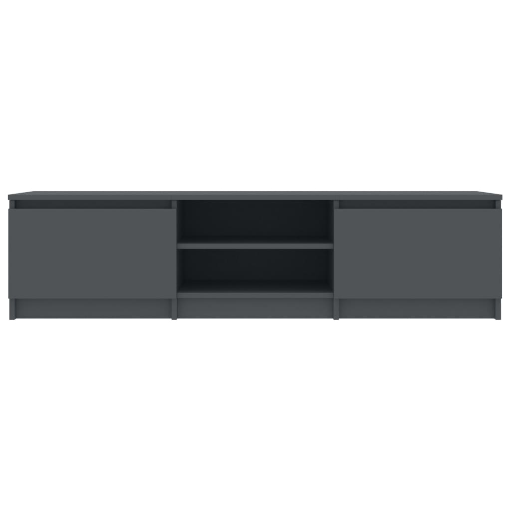 vidaXL TV skrinka, sivá 140x40x35,5 cm, drevotrieska