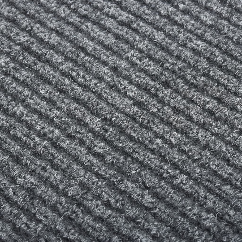 vidaXL Rohož na zachytávanie nečistôt 100x100 cm sivá