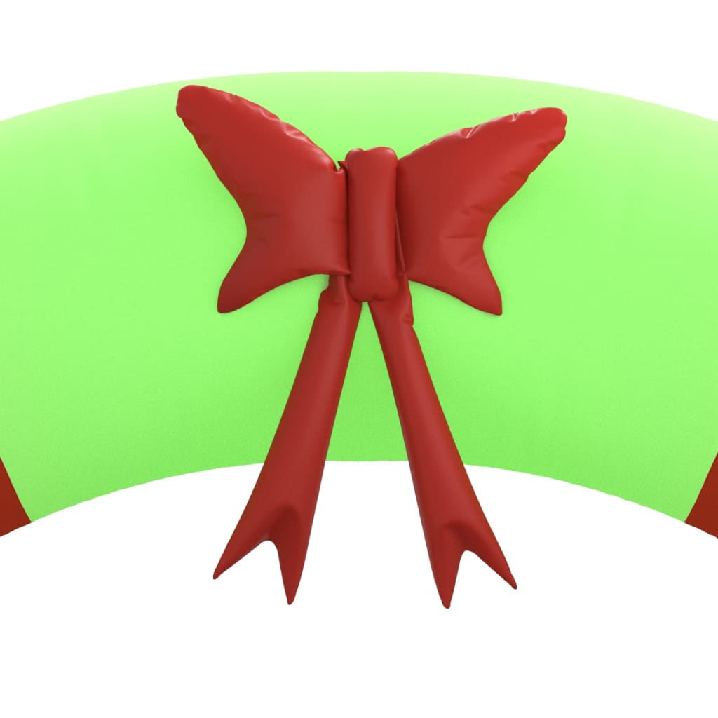 vidaXL Nafukovací vianočný oblúk s LED 270 cm