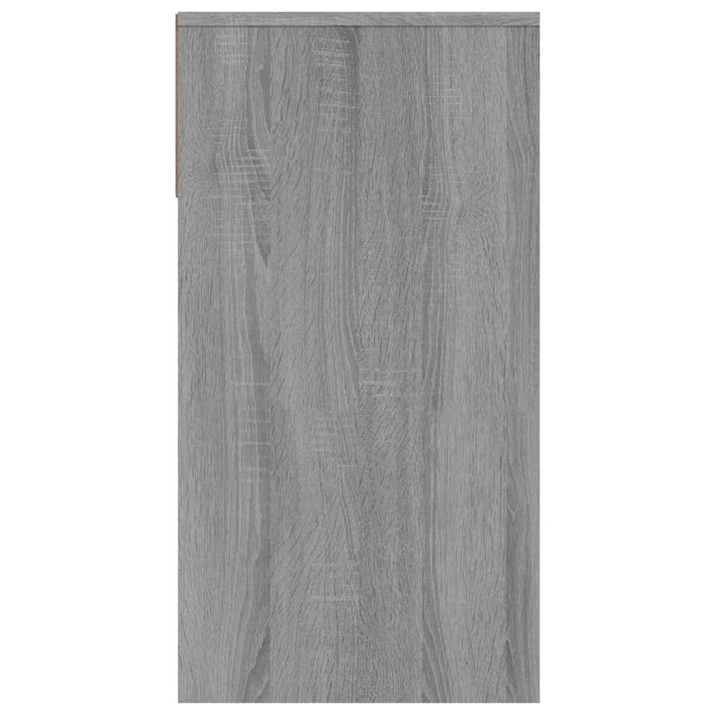 vidaXL Konzolový stolík sivý sonoma 100x39x75 spracované drevo