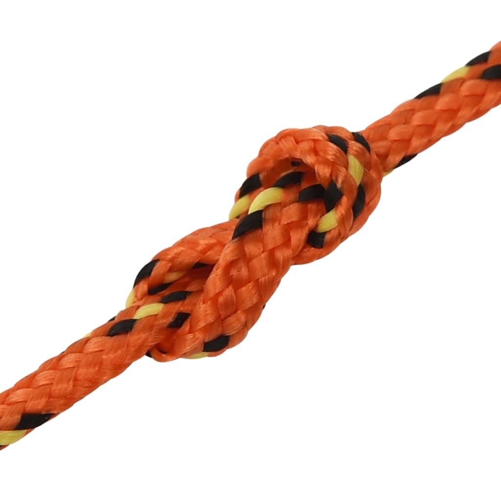 vidaXL Lodné lano oranžové 2 mm 25 m polypropylén