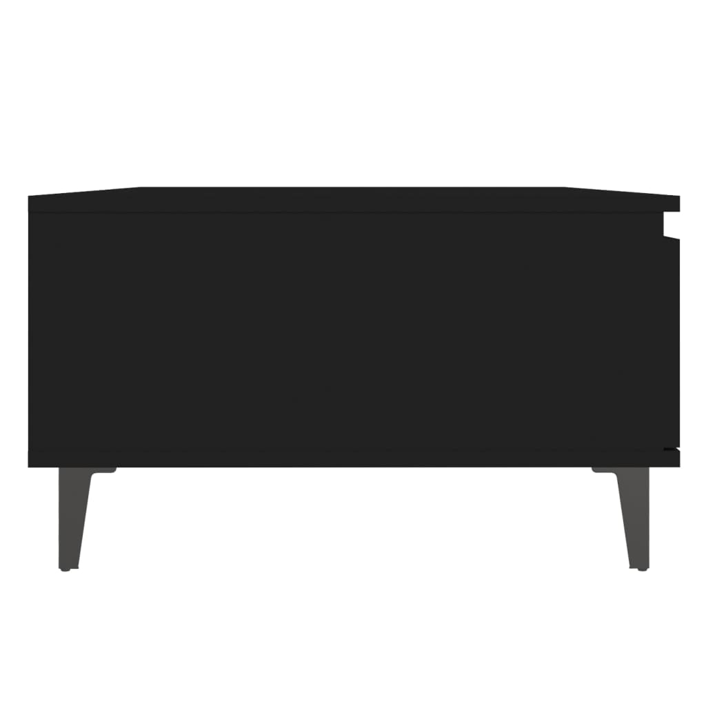 vidaXL Konferenčný stolík čierny 90x60x35 cm drevotrieska