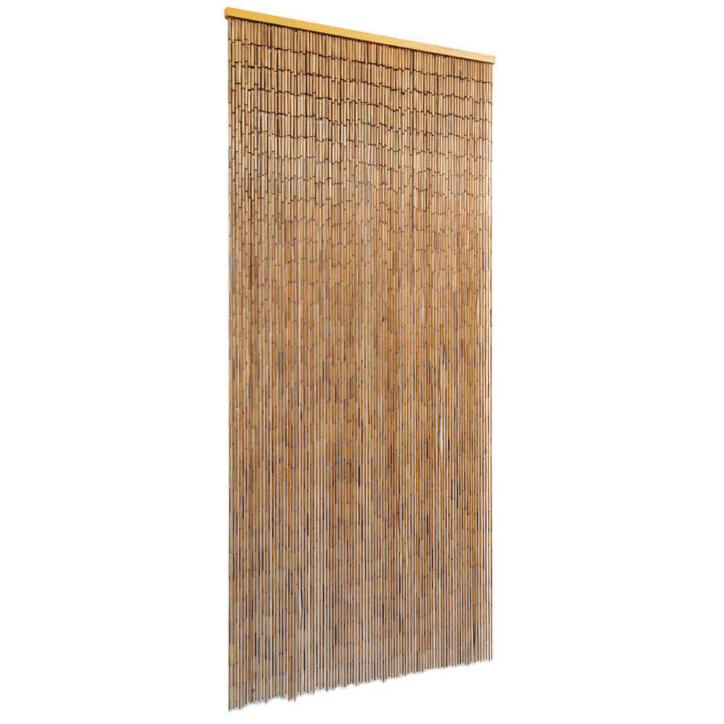 vidaXL Bambusový záves do dverí, 90x200 cm