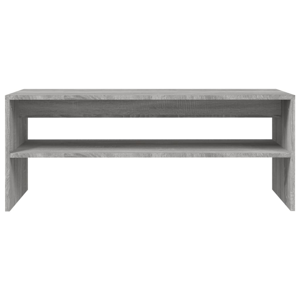 vidaXL Konferenčný stolík sivý sonoma 100x40x40 cm spracované drevo