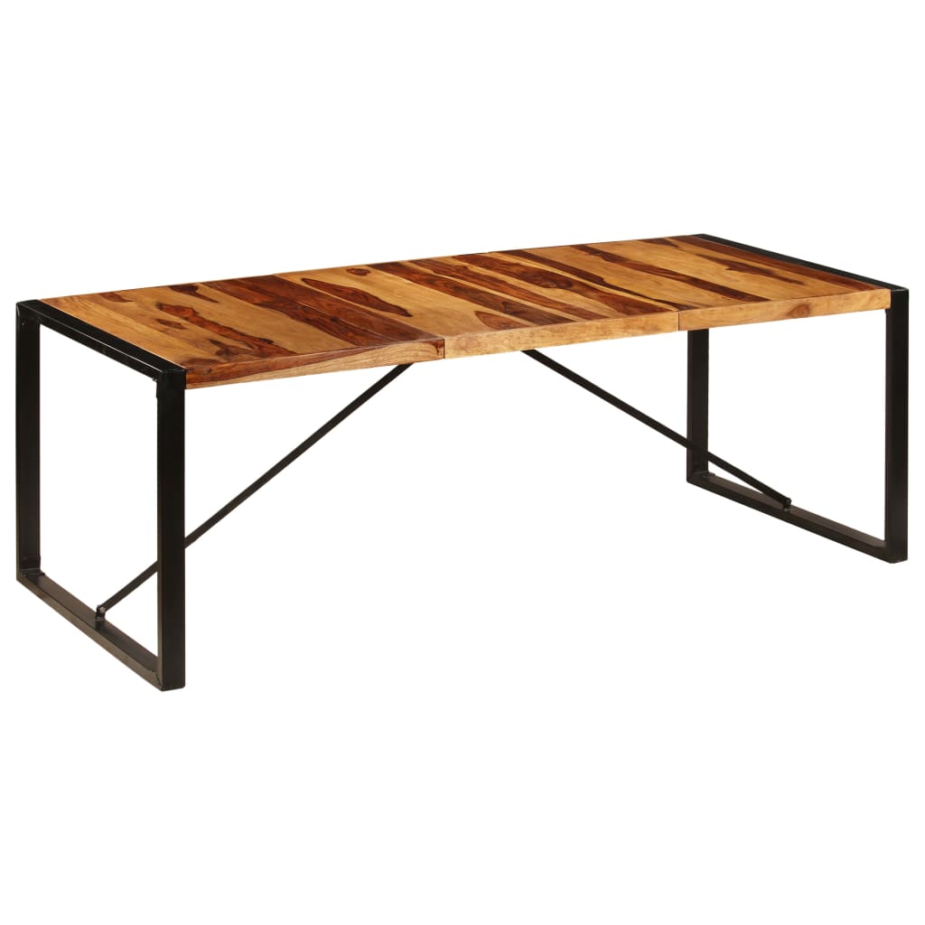 vidaXL Jedálenský stôl zo sheeshamového dreva 220x100x75 cm