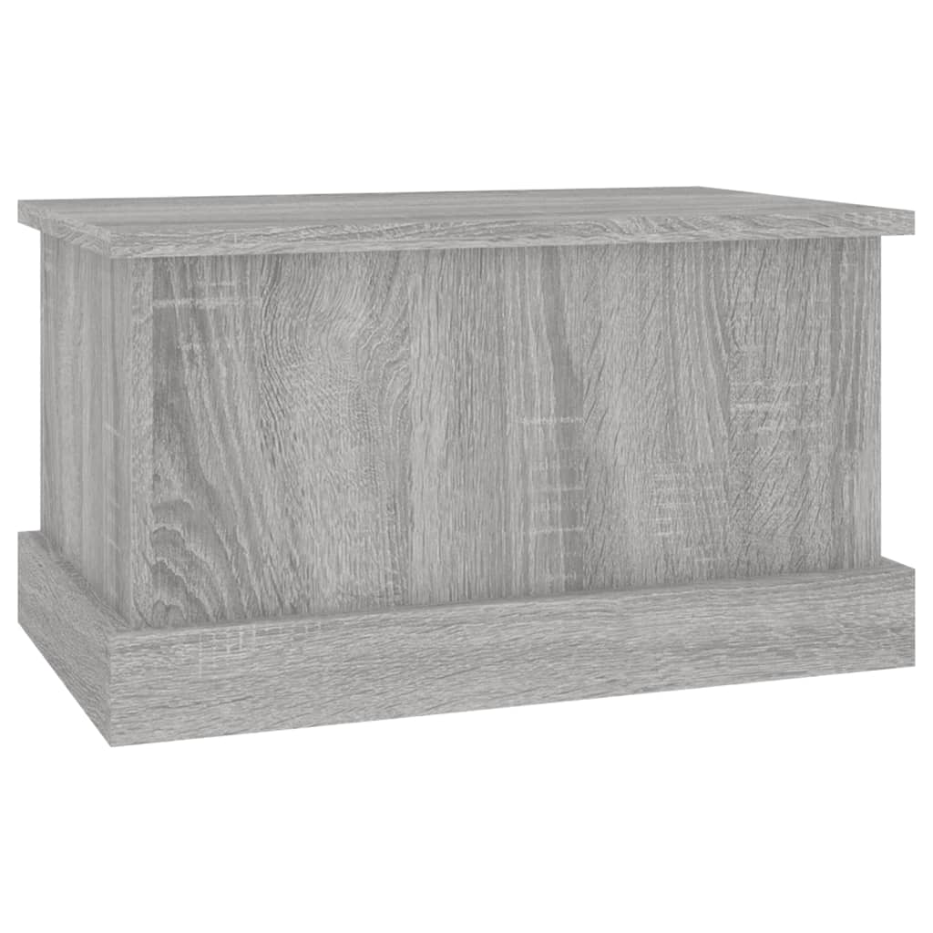 vidaXL Úložný box sivý sonoma 50x30x28 cm spracované drevo