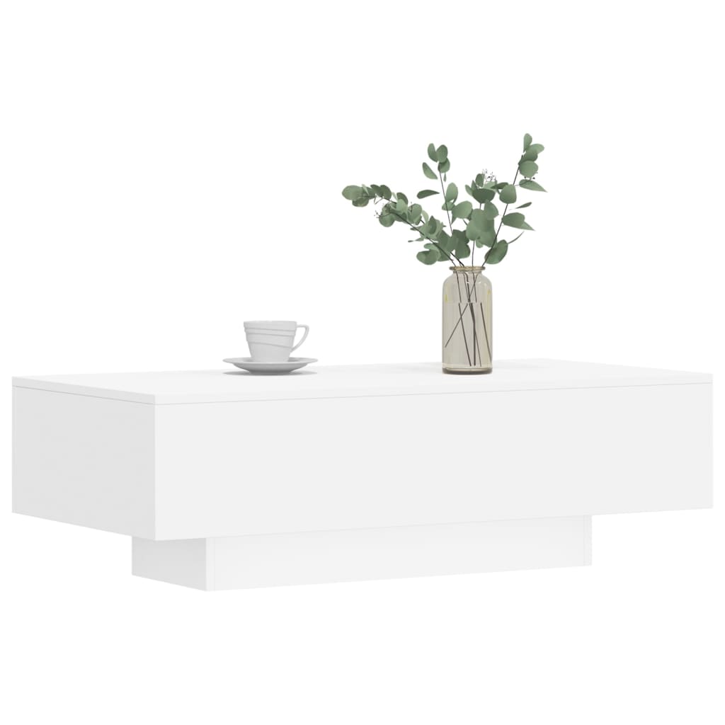 vidaXL Konferenčný stolík biely 100x49,5x31 cm kompozitné drevo