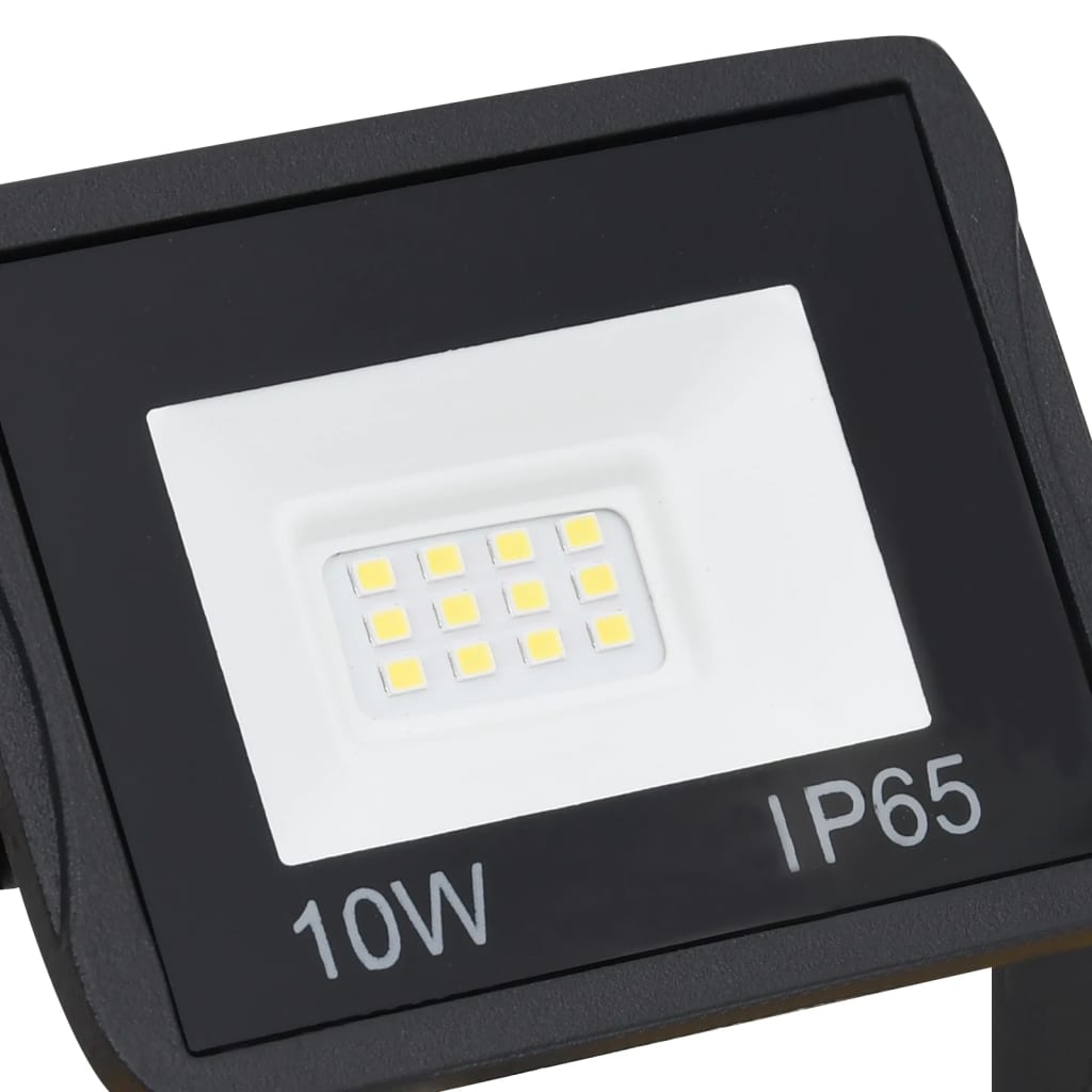 vidaXL LED reflektor s rukoväťou 2x10 W studené biele svetlo