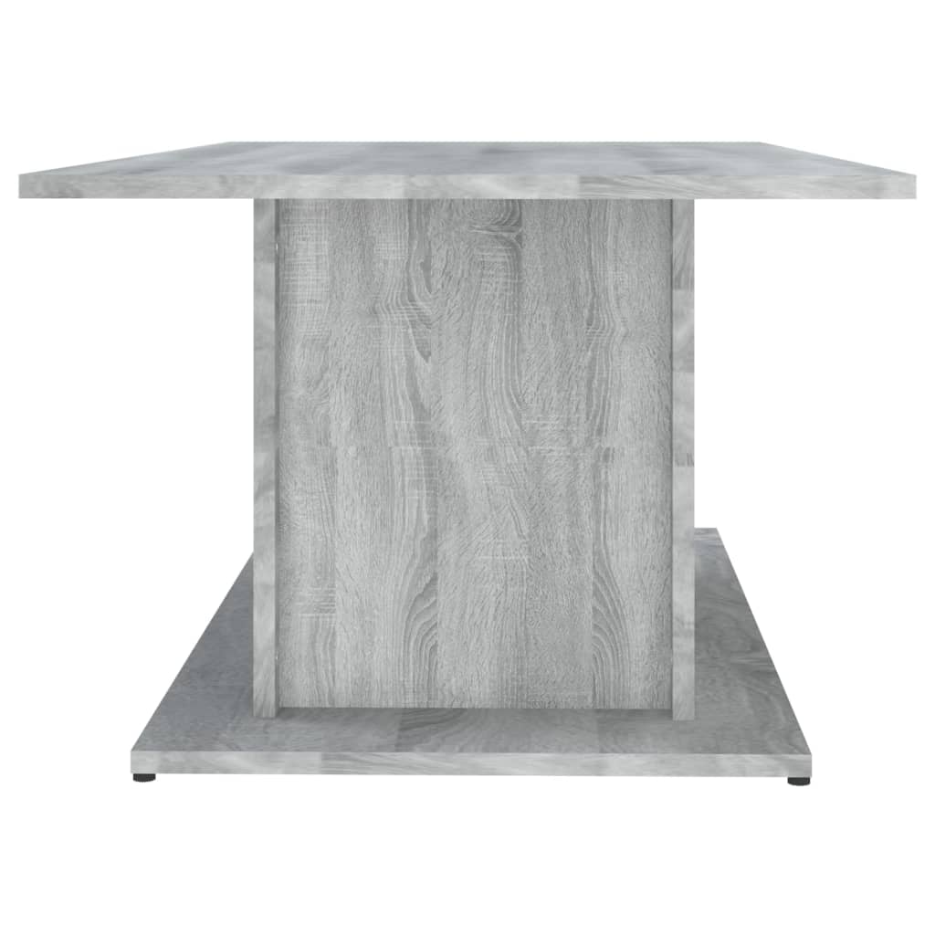 vidaXL Konferenčný stolík sivý sonoma 102x55,5x40 cm drevotrieska