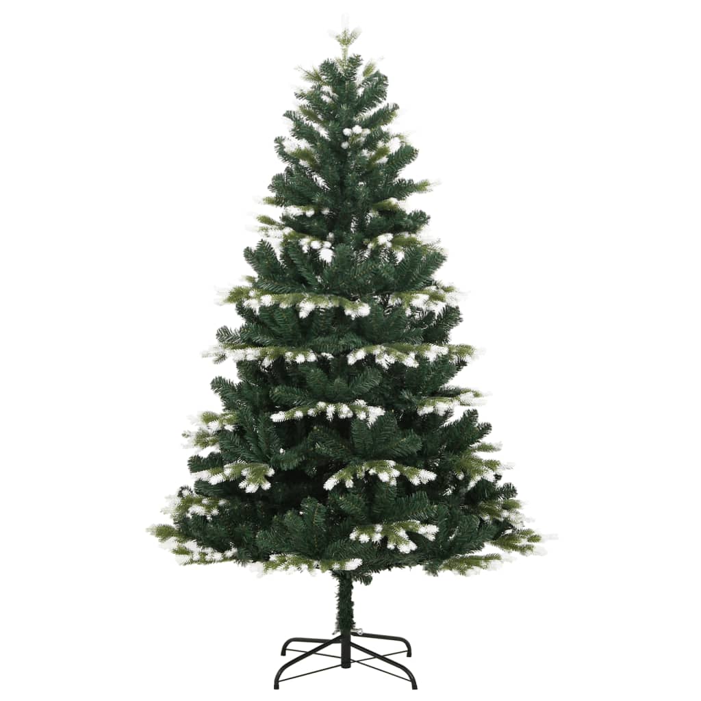 vidaXL Umelý výklopný vianočný stromček 300 LED a sada gúľ 240 cm