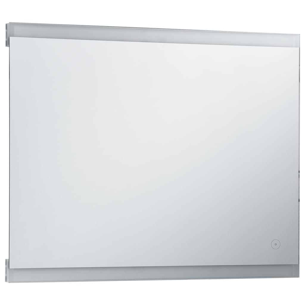 vidaXL Kúpeľňové LED nástenné zrkadlo s dotykovým snímačom 80x60 cm
