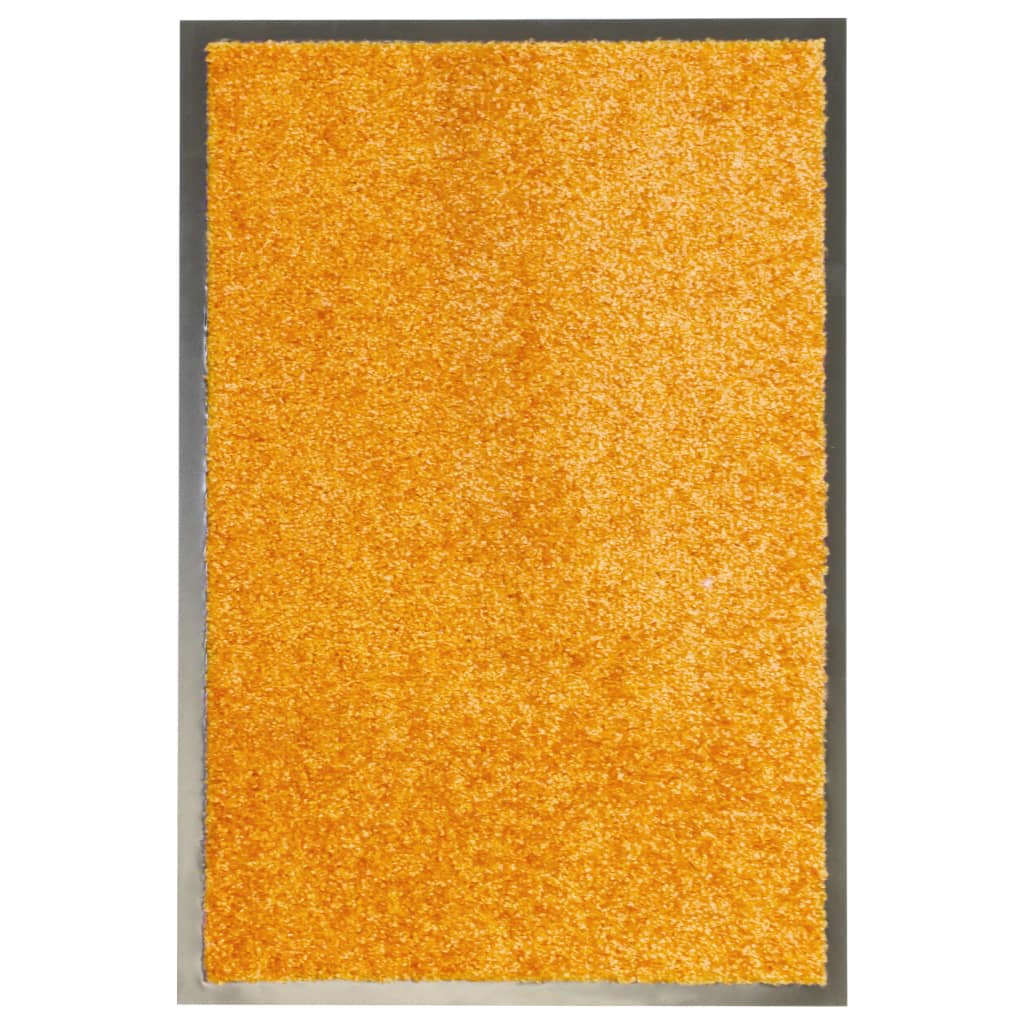 vidaXL Rohožka, prateľná, oranžová 40x60 cm