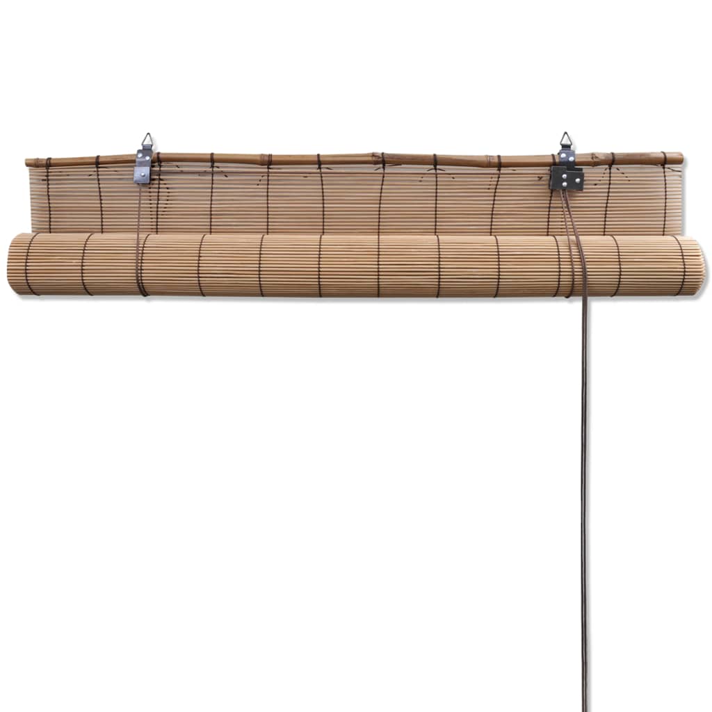 vidaXL Roleta, bambus 80x220 cm, hnedá