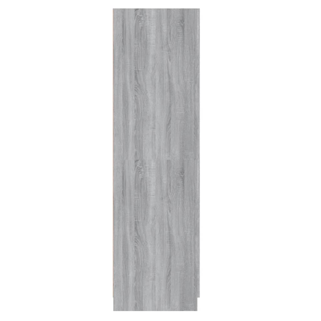 vidaXL Šatník sivý dub sonoma 80x52x180 cm spracované drevo