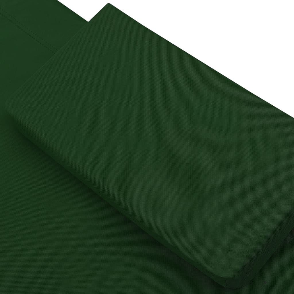 vidaXL Záhradná posteľ látka zelená