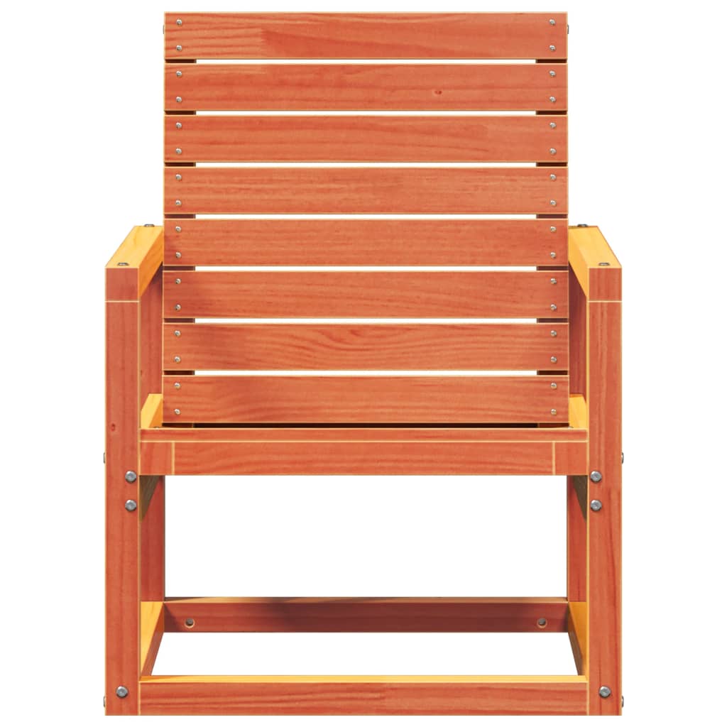 vidaXL Záhradná stolička voskovohnedá 57,5x63x76 cm borovicový masív